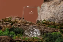 Verre à spiritueux long Alaskan Maker Topographic Fitz Roy en verre cristallin