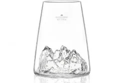 Verre à spiritueux long Alaskan Maker Topographic Sassolungo en verre cristallin
