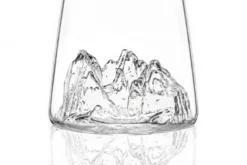 Verre à spiritueux long Alaskan Maker Topographic Sassolungo en verre cristallin