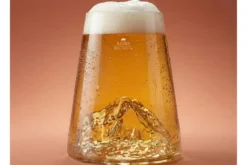 Verre à spiritueux long Alaskan Maker Topographic Eiger en verre cristallin