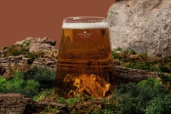 Verre à spiritueux long Alaskan Maker Topographic Zugspitze en verre cristallin