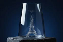Verre à spiritueux long Alaskan Maker Iconic Monuments Tour Eiffel en verre cristallin