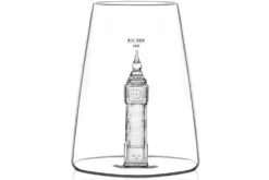 Verre à spiritueux long Alaskan Maker Iconic Monuments Big Ben en verre cristallin