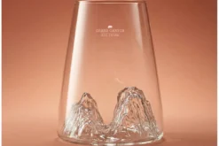 Verre à spiritueux long Alaskan Maker Topographic Grand Canyon en verre cristallin