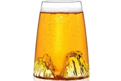 Verre à spiritueux long Alaskan Maker Topographic Grand Canyon en verre cristallin