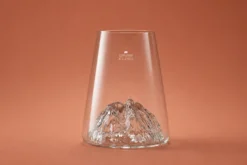 Verre à spiritueux long Alaskan Maker Topographic Canigou en verre cristallin