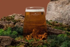 Verre à spiritueux long Alaskan Maker Topographic Grossglockner en verre cristallin