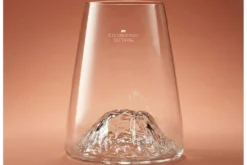 Verre à spiritueux long Alaskan Maker Topographic Kilimanjaro en verre cristallin