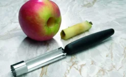 Vide-pommes professionnel Matfer lame crantée acier inox 10cm manche PP