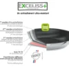 Wok antiadhérent Cristel Casteline Amovible Exceliss en inox