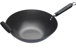 Wok antiadhésif Kitchen Craft acier carbone 36cm