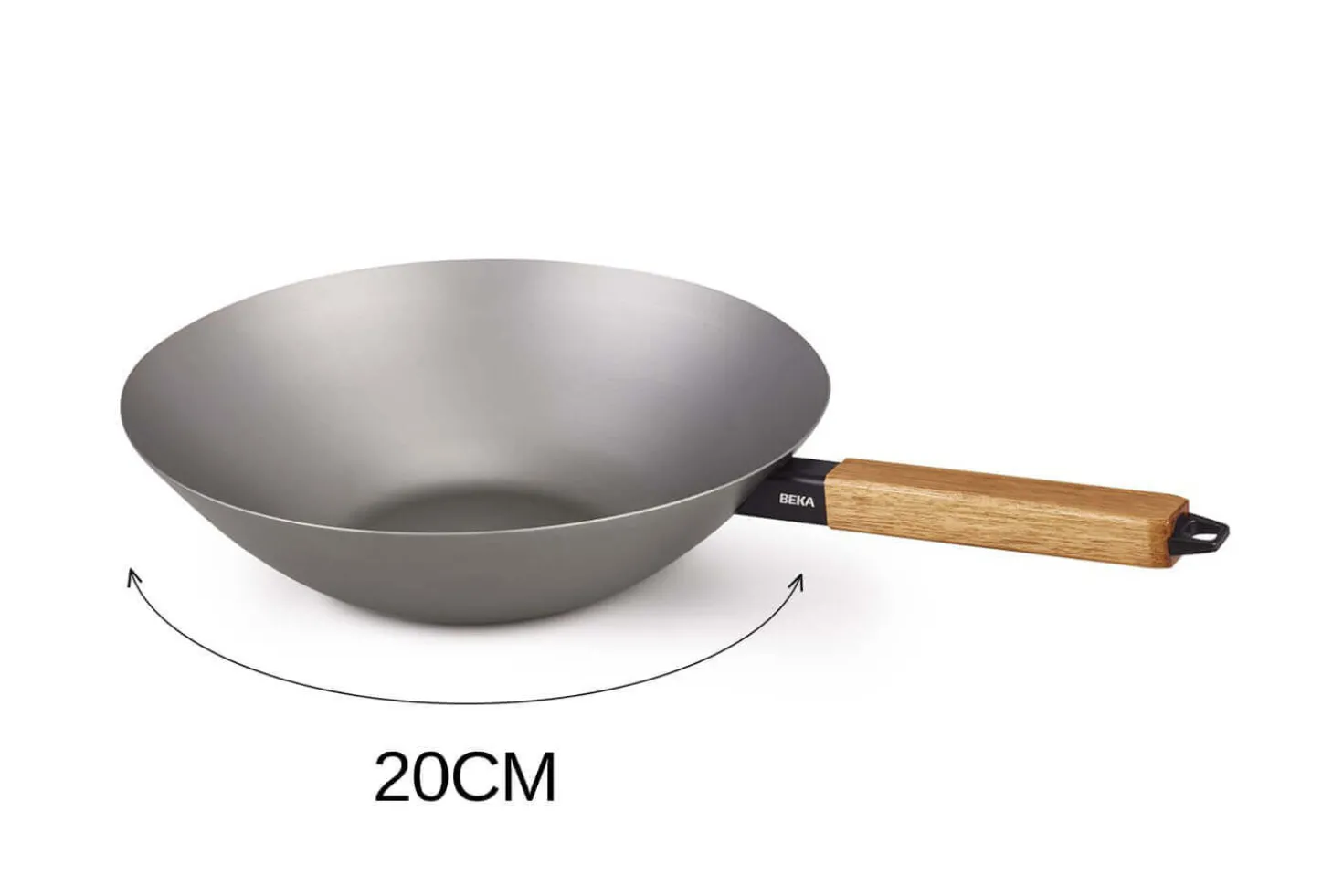 Wok Beka Nomad en acier carbone
