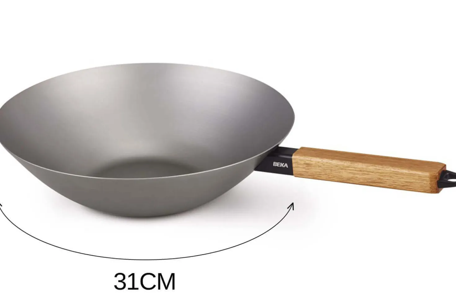 Wok Beka Nomad en acier carbone