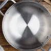 Wok Cristel Castel'Pro en acier inoxydable 18/10 3 ply avec 2 anses fixes