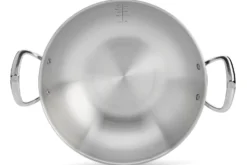 Wok De Buyer Affinity 32cm en acier inoxydable 5 ply