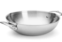 Wok De Buyer Affinity 32cm en acier inoxydable 5 ply