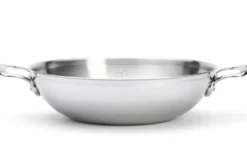 Wok De Buyer Affinity 32cm en acier inoxydable 5 ply