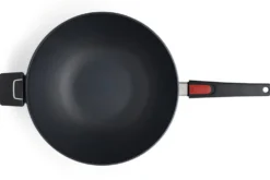 Wok Woll Diamond Lite en fonte d'aluminium manche amovible polymère 34cm