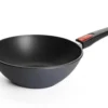 Wok Woll Diamond Lite en fonte d'aluminium manche amovible polymère