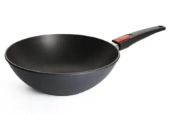 Wok Woll Diamond Lite en fonte d'aluminium manche amovible polymère