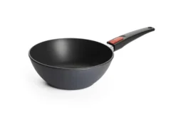 Wok Woll Diamond Lite en fonte d'aluminium manche amovible polymère