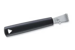 Zesteur canneleur Triangle inox manche en green grip noir